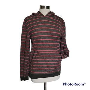 UO BDG Striped Pull Over Hoodie - S